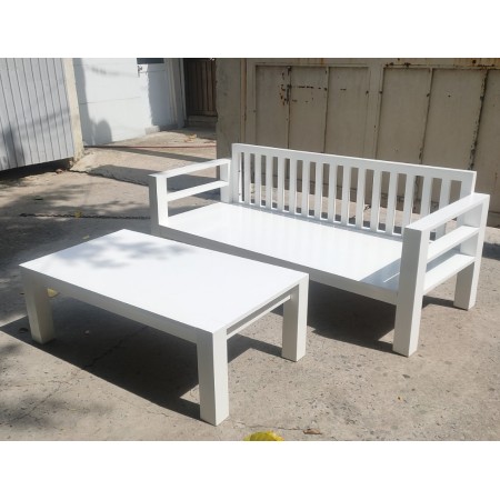 ChunKy White : Bàn Sofa , Bàn Coffee Gỗ Sồi
